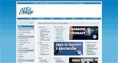 Desktop Screenshot of aleadivers.cz