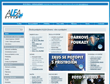 Tablet Screenshot of aleadivers.cz
